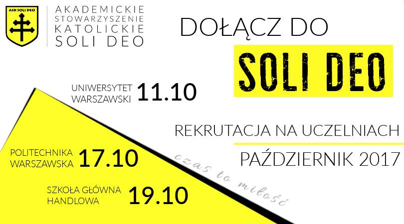 Wstąp do Soli Deo na SGH