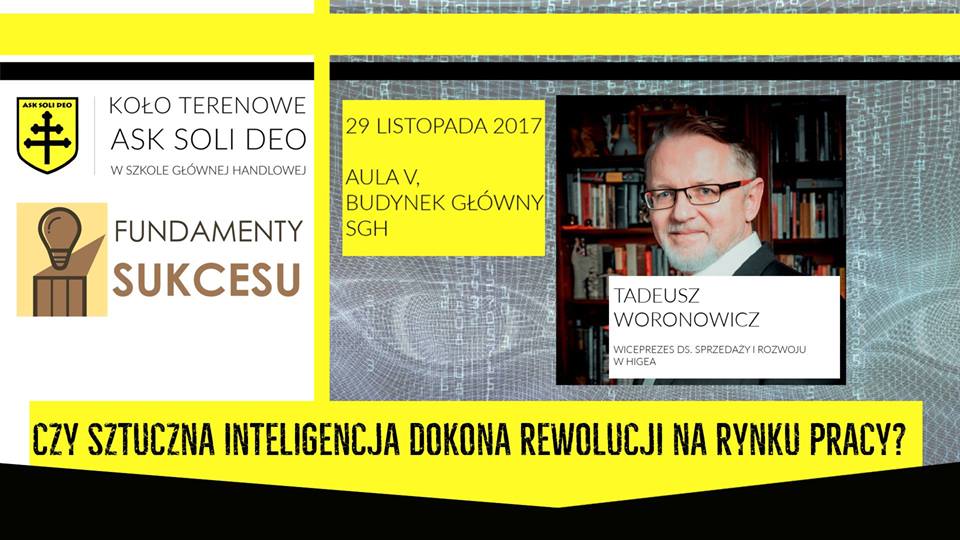 Czy sztuczna inteligencja dokona rewolucji na rynku pracy? - Tadeusz Woronowicz