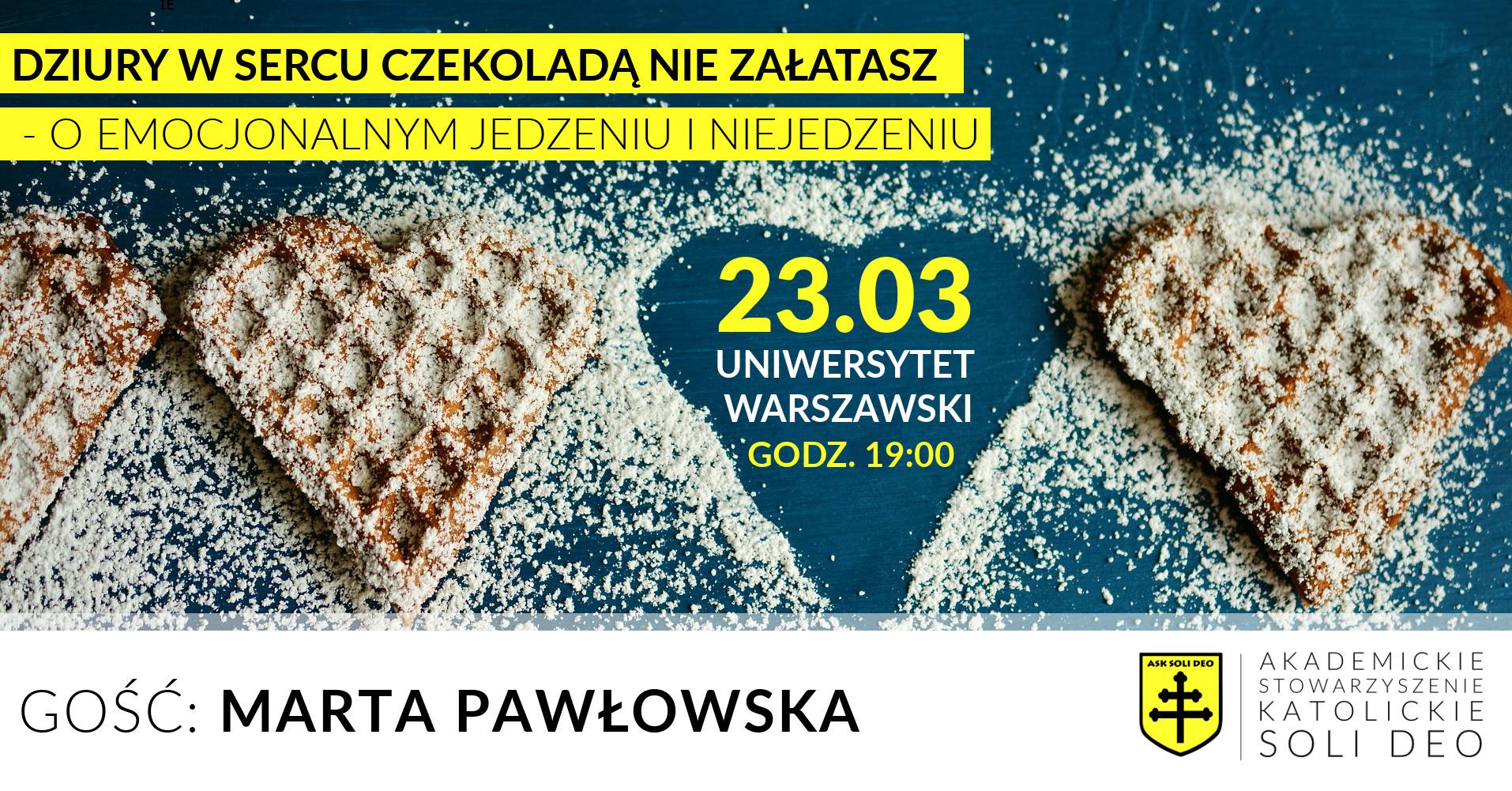 Plakat konferencji Marty Pawłowskiej