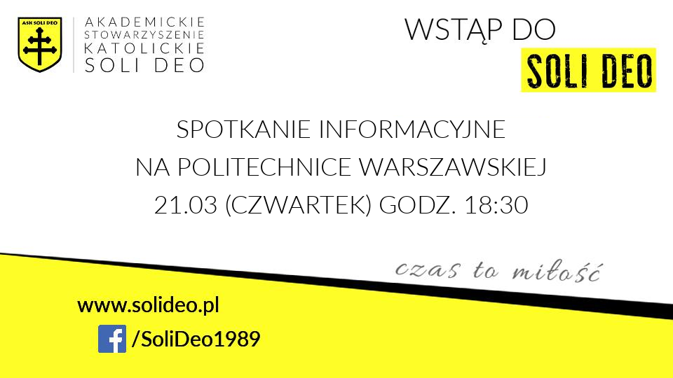 Wstąp do Soli Deo!